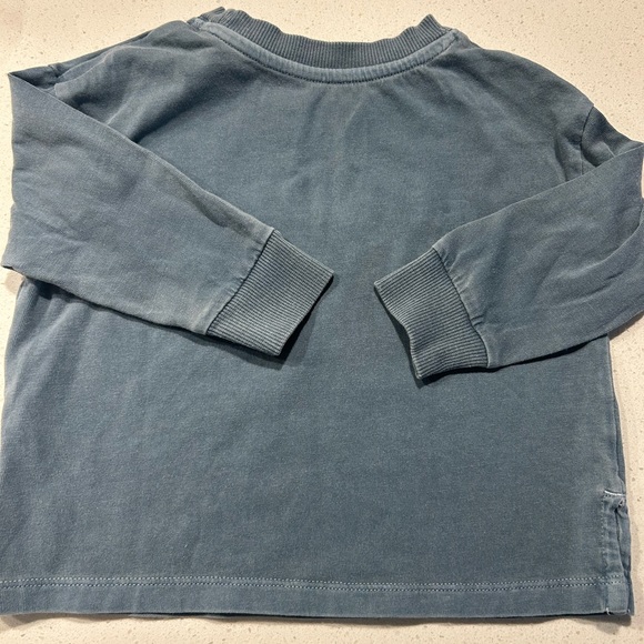 Little Co. Blue 'Home Grown' long sleeve tee size 12 months - Picture 3 of 3